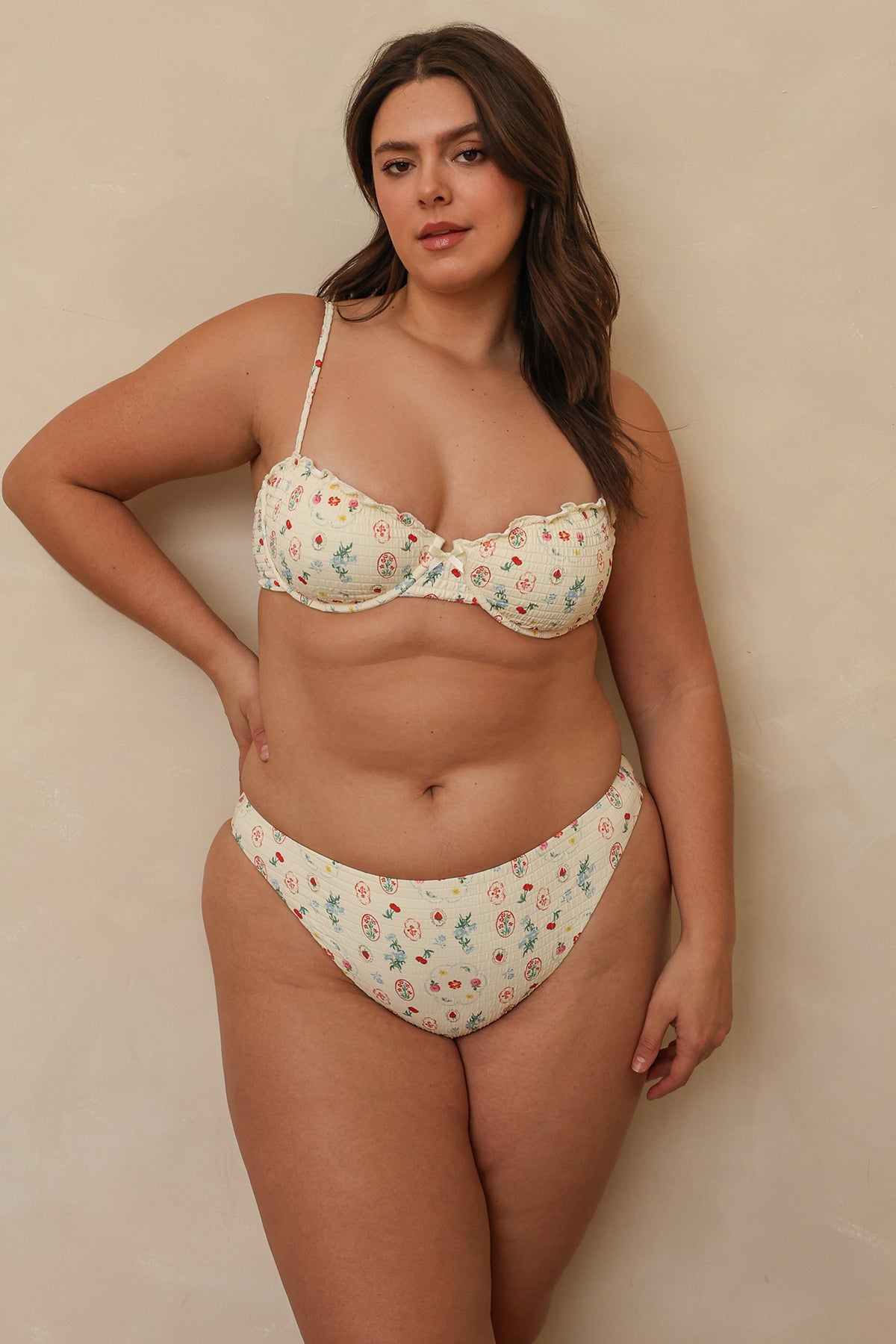 Seashore High Waist Cheeky Bikini Bottom - Image 6