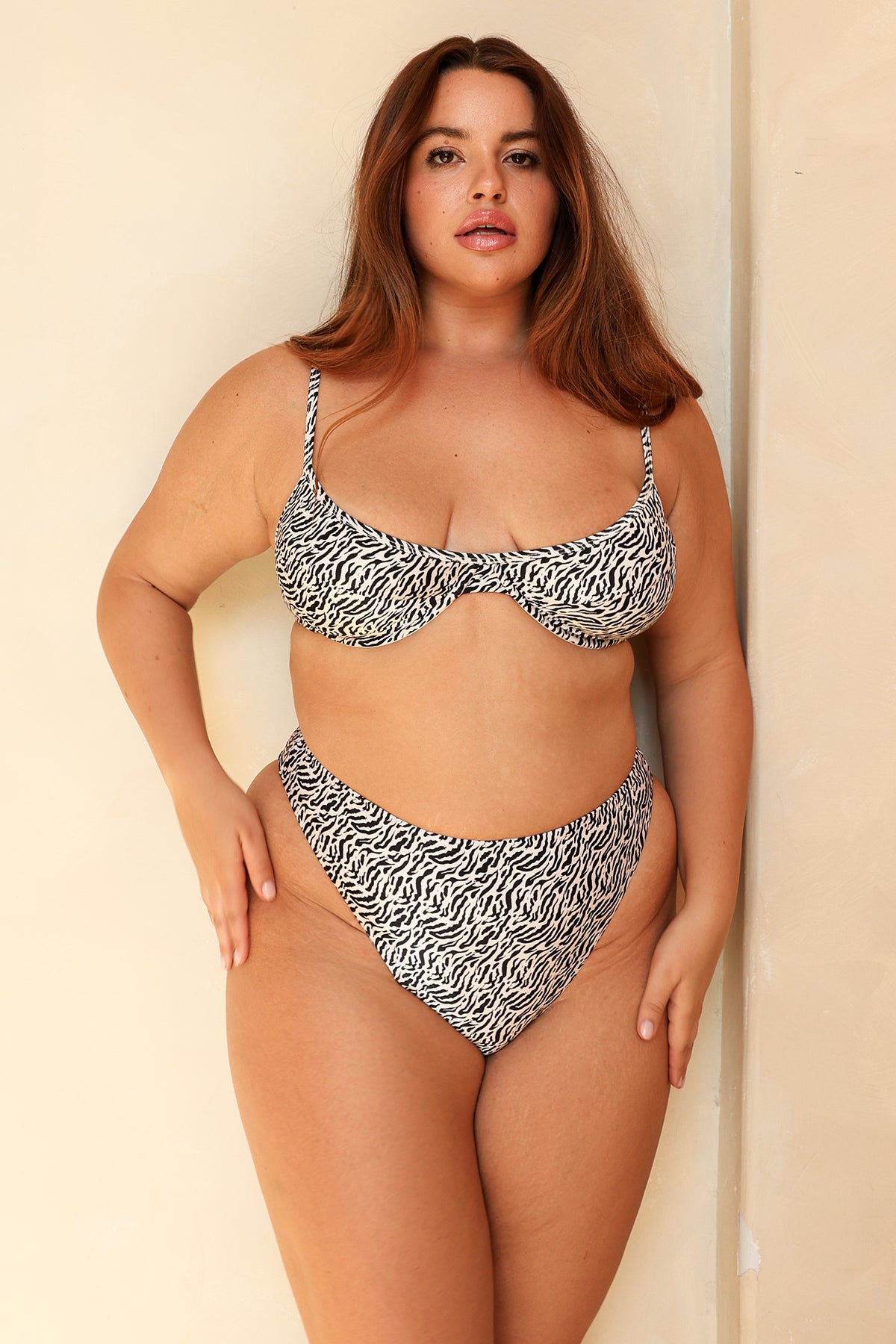 Seashore High Waist Cheeky Bikini Bottom - Image 6