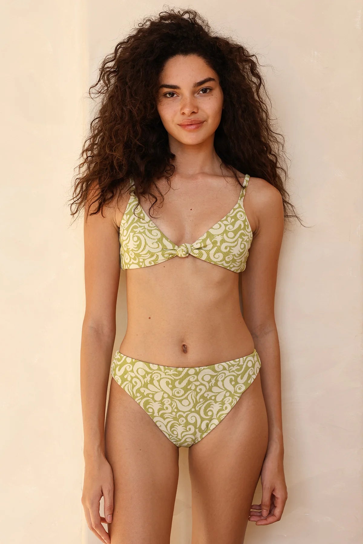 Zen Knotted Triangle Bikini Top - Image 4