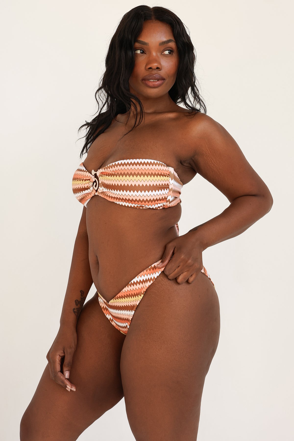 Lotus Bandeau Bikini Top - Image 7