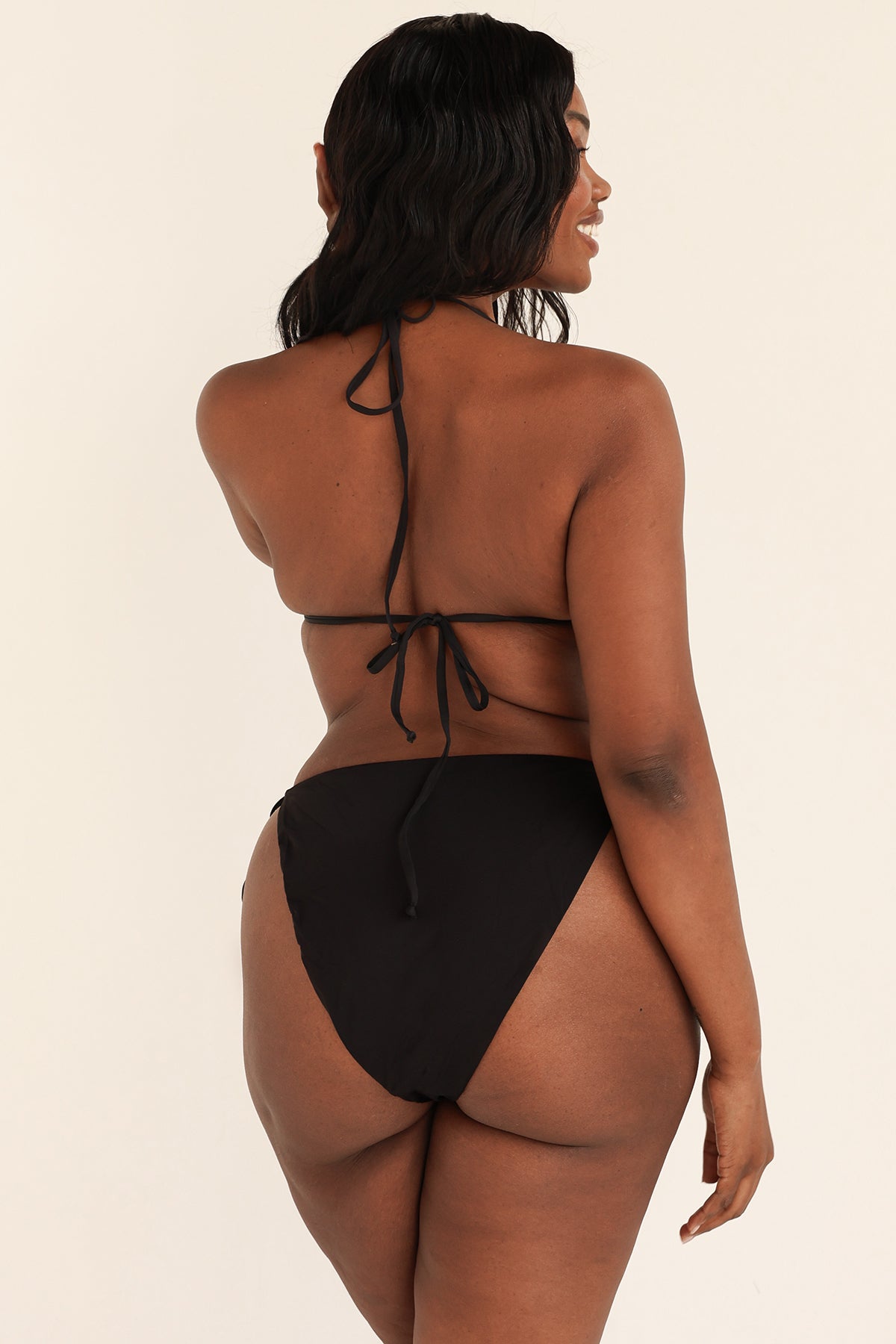 Palm Tie Back Triangle Bikini Top - Image 8