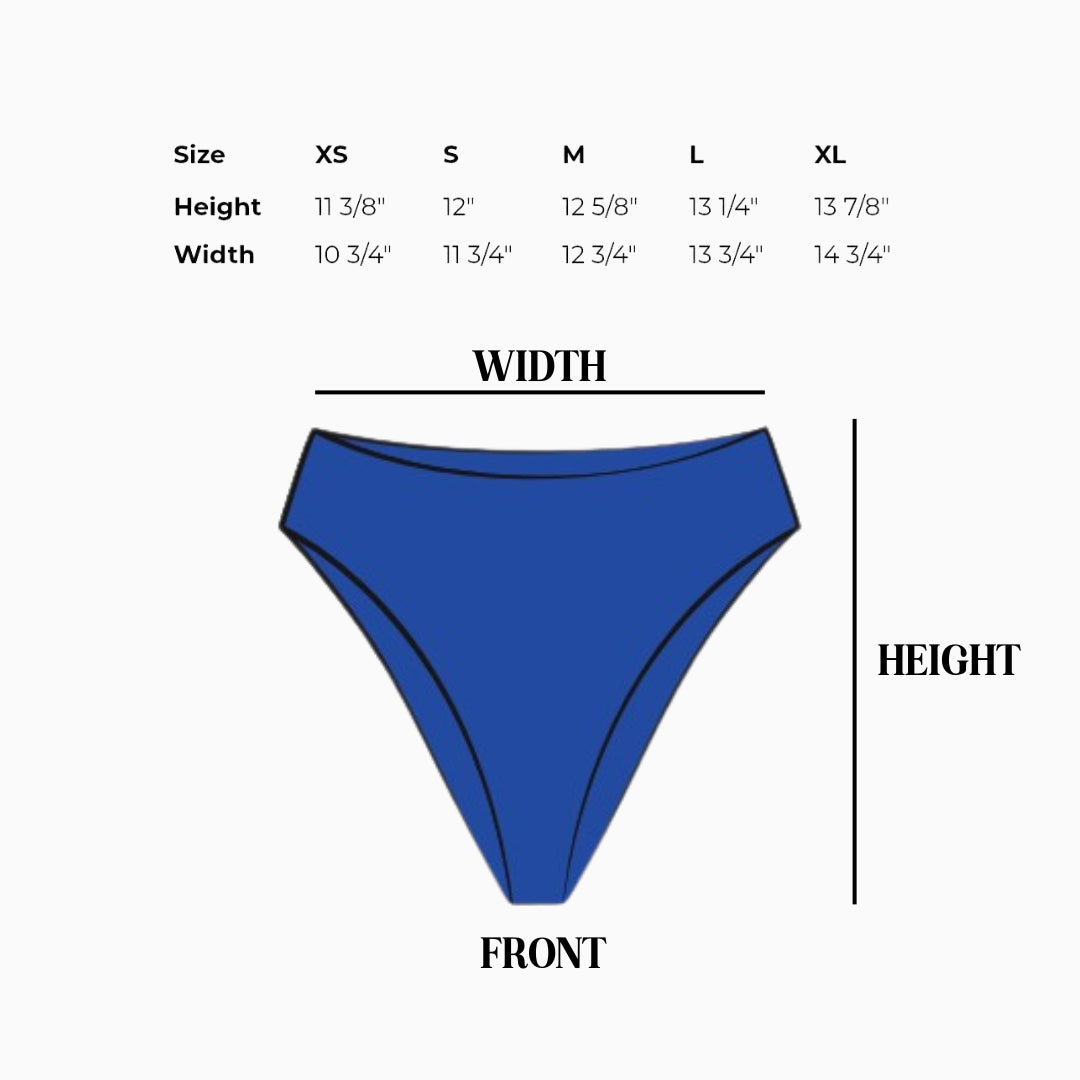 Seashore High Waist Cheeky Bikini Bottom - Image 5