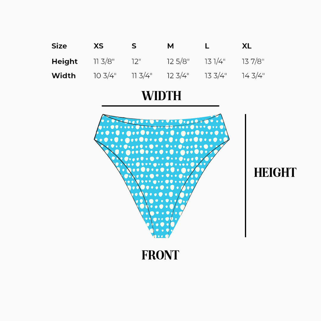 Seashore High Waist Cheeky Bikini Bottom - Image 4