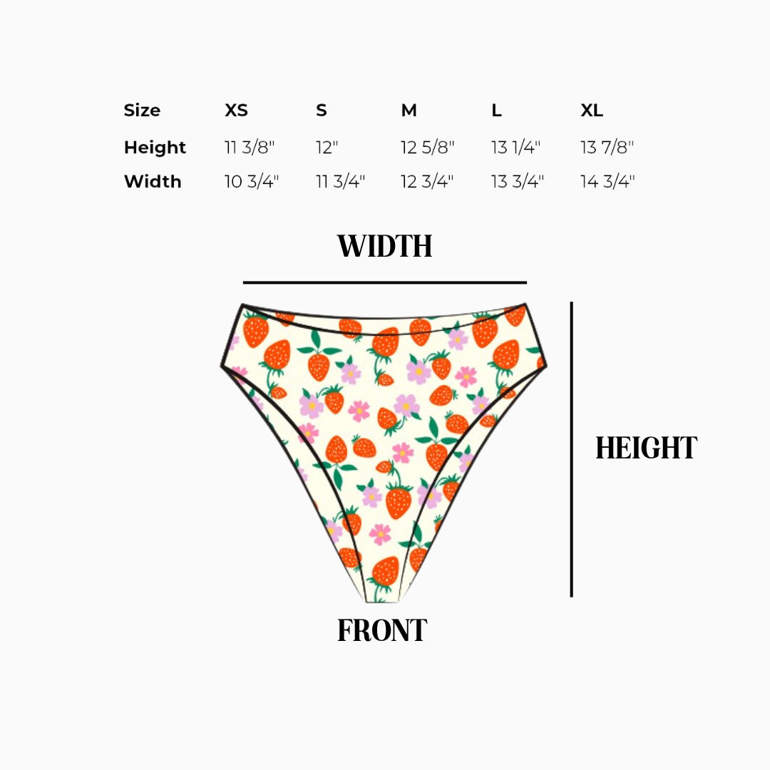 Seashore High Waist Cheeky Bikini Bottom - Image 8