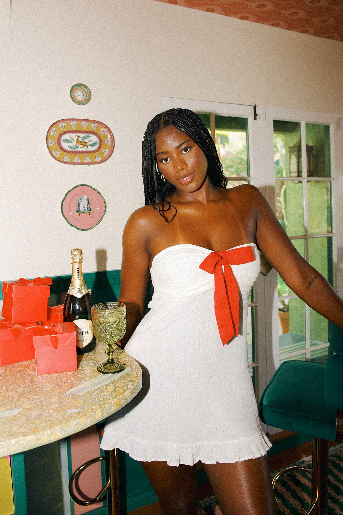 XS / Gardenia Pointelle